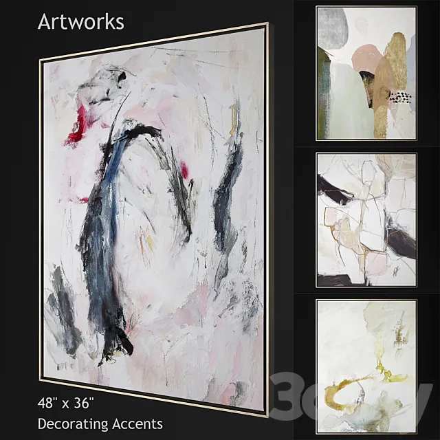 Artworks_01 3D Model Artworks_01 3D Model