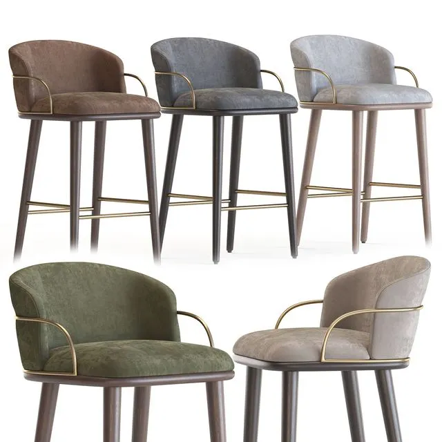 Arven Bar Stool 3D Model