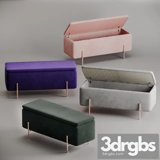 Asare bench 2 3D Model Download