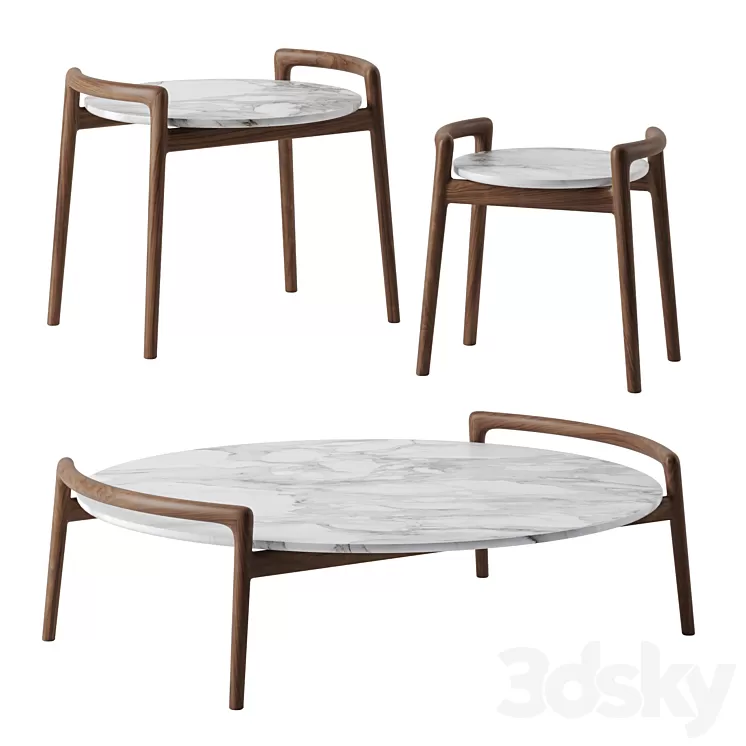 Ascanio coffee tables by Flexform 3D Model Free Download Ascanio coffee tables by Flexform 3D Model Free Download
