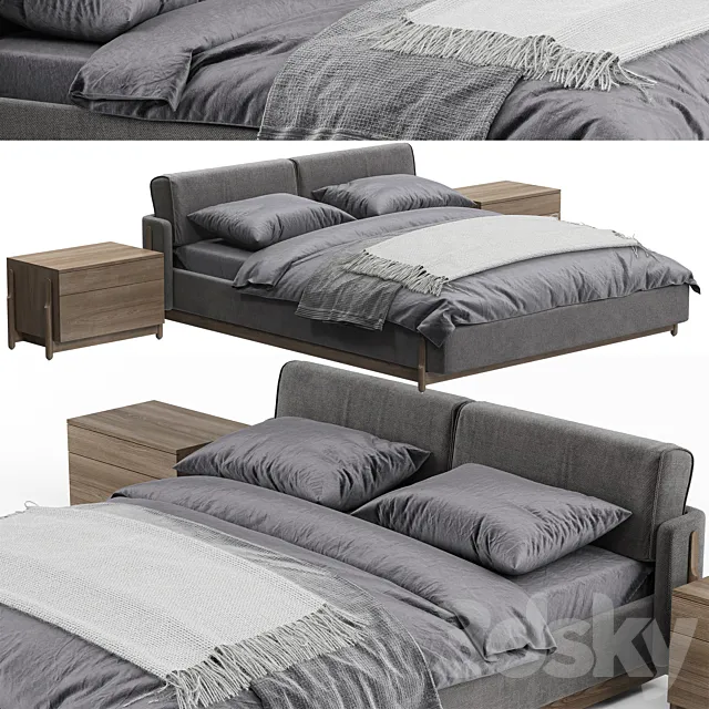 Ash bed by zegen 3D Model Ash bed by zegen 3D Model
