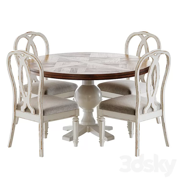 Ashley home Park Creek Realyn chair 3D Model