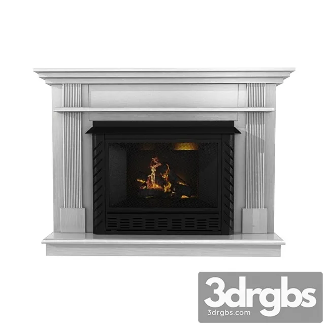 Ashley white wood grain 3D Model Download