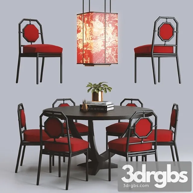 Asian set 03 2 3D Model Download Asian set 03 2 3D Model Download