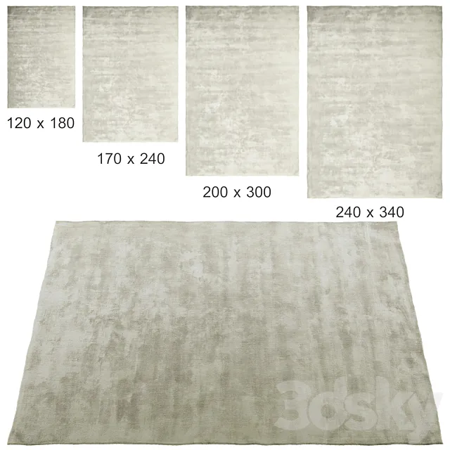 Asiatic Chrome Silver 3D Model Asiatic Chrome Silver 3D Model