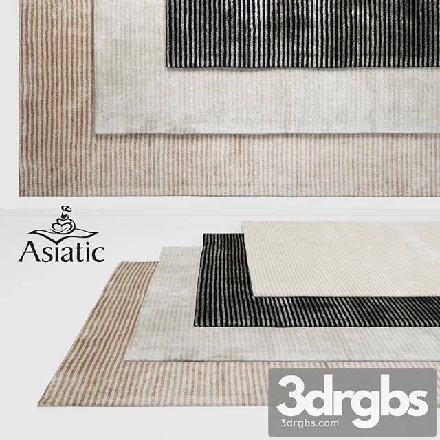 Asiatic Chrome Stripe Rugs 3D Model Download Asiatic Chrome Stripe Rugs 3D Model Download