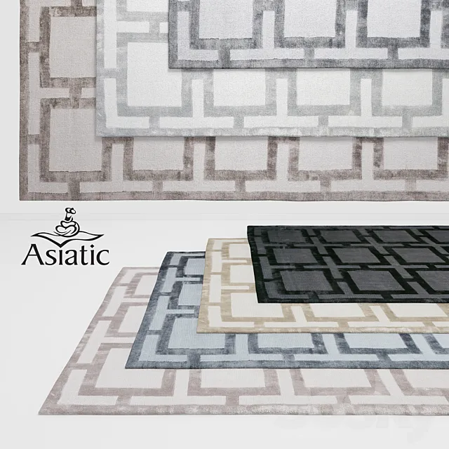 Asiatic Eaton Rugs 3D Model Asiatic Eaton Rugs 3D Model
