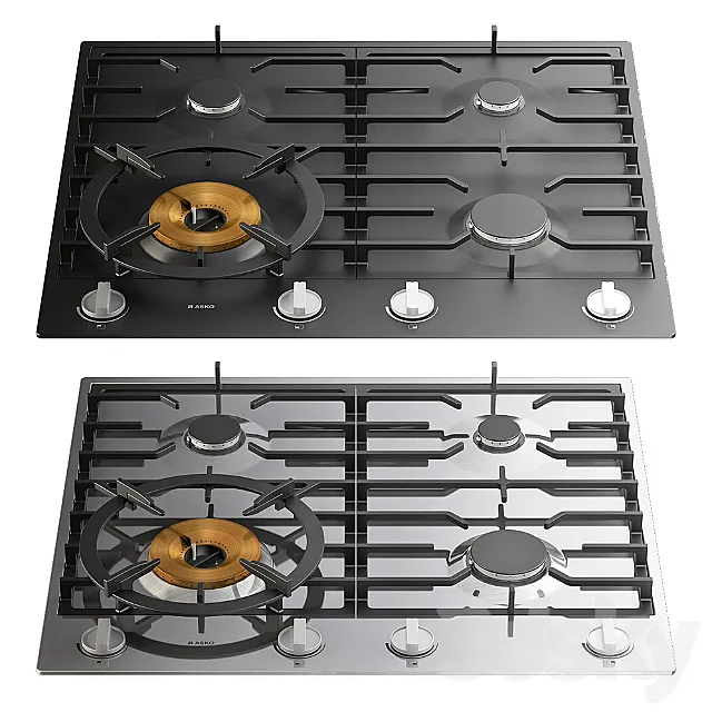 Asko HG1666 AB HG1666 SB hob (600x526mm) 3D Model