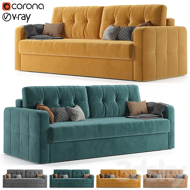 Askona loko sofa 3D Model