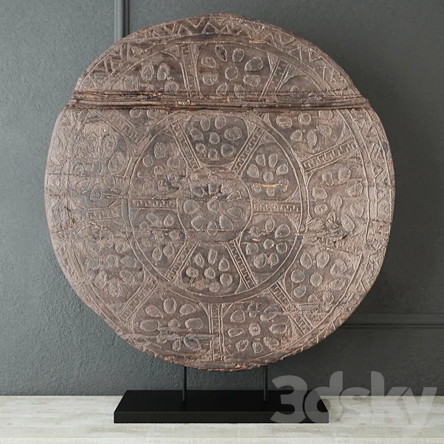 Asmat Calendar _ Jeffan 3D Model Asmat Calendar _ Jeffan 3D Model