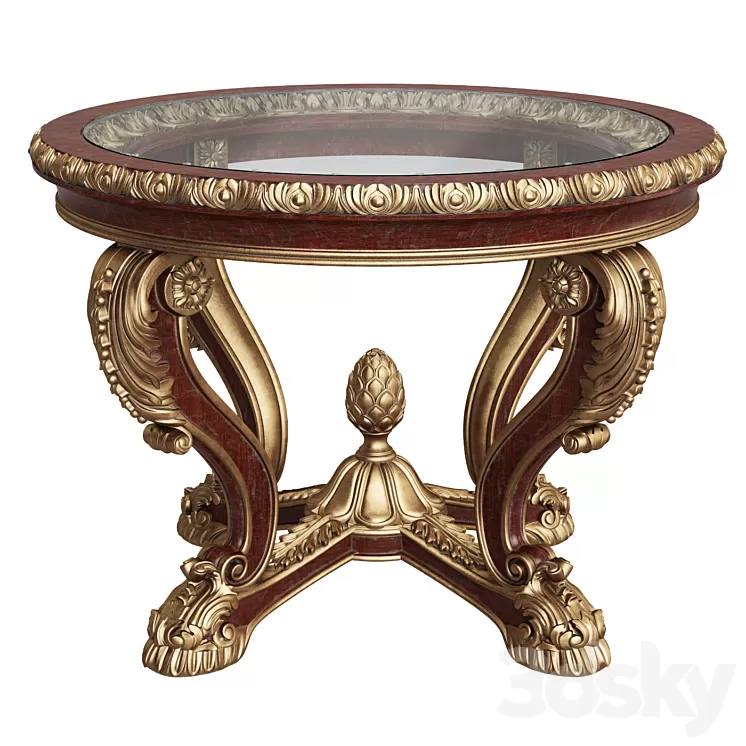 Asnaghi Interiors Pignat Table 3D Model