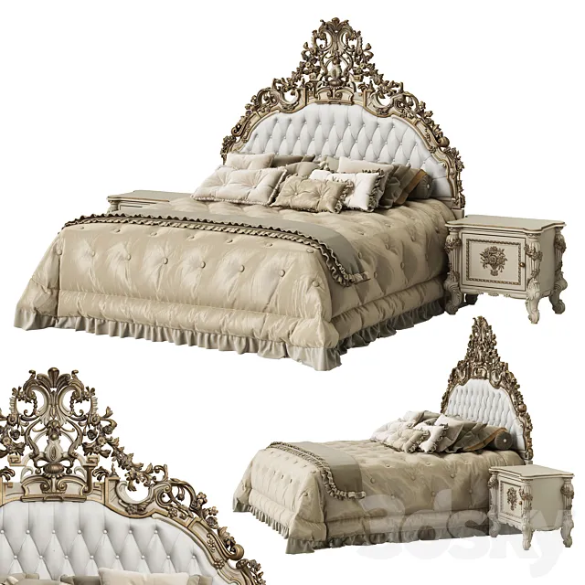 Asnaghi muss bed 3DModel Asnaghi muss bed 3DModel