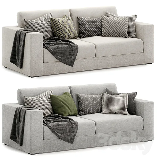 aspect fabric sofa 3D Model aspect fabric sofa 3D Model