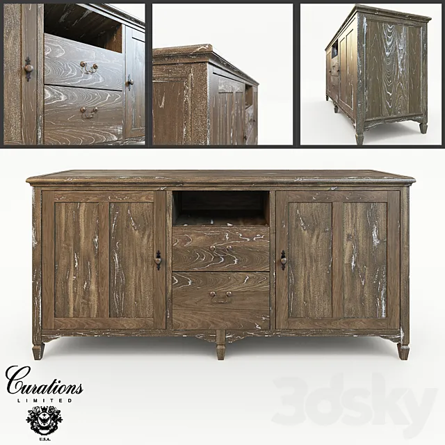 Aspen Cabinet Cupboard 3D Model