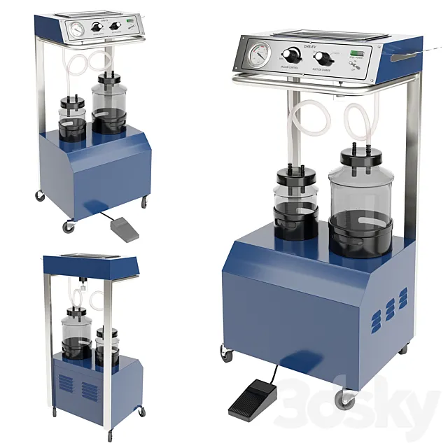 Aspirator for obstetrics and gynecology CHS-EV 3DModel Aspirator for obstetrics and gynecology CHS-EV 3DModel