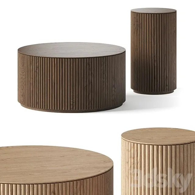 Asplund Grand Palais Coffee Tables 3D Model