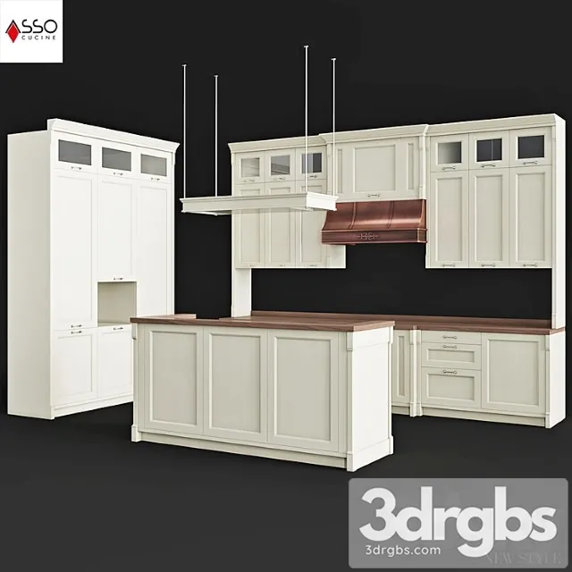 Asso Cat Newstyle Kitchen 3D Model Download