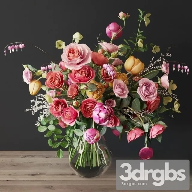 Assorted Bouquet 3D Model Download