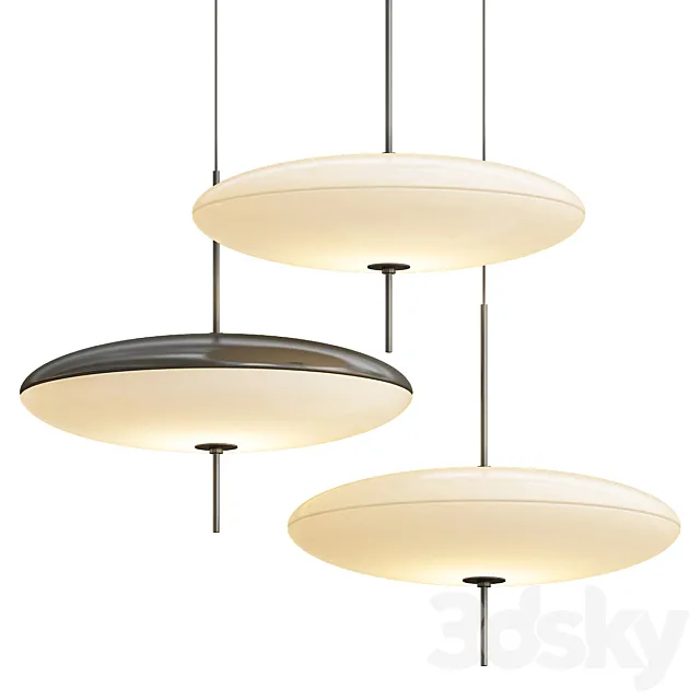 Astep Pendant Light 3D Model Astep Pendant Light 3D Model