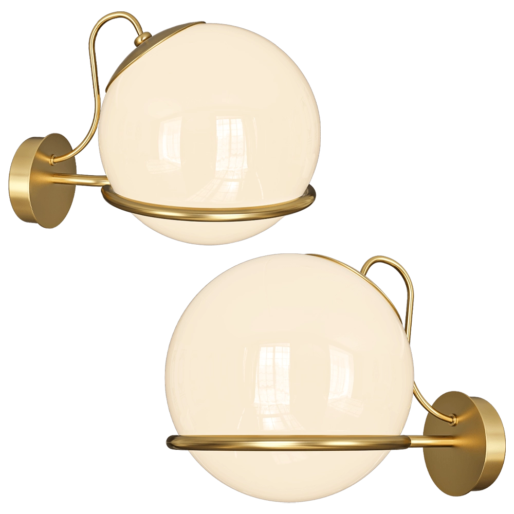 Astep – Wall lamp Model 238/1 3D Model Astep – Wall lamp Model 238/1 3D Model