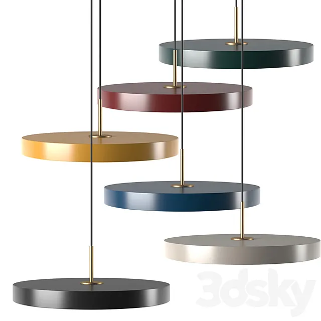 Asteria LED Pendant by UMAGE 3DModel Asteria LED Pendant by UMAGE 3DModel