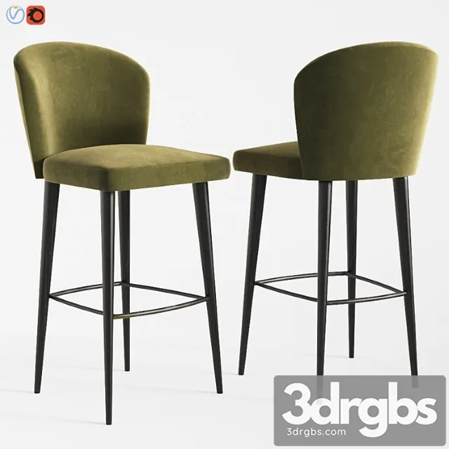 Aston Barstool Minotti 2 3D Model Download