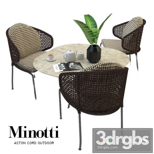 Aston Cord Outdoor Set 3D Model Download Aston Cord Outdoor Set 3D Model Download