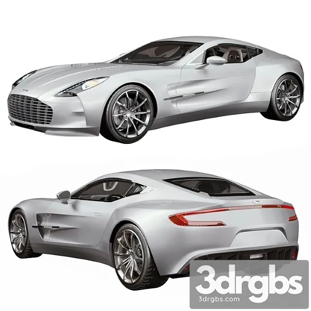 Aston martin one-77 3D Model Download