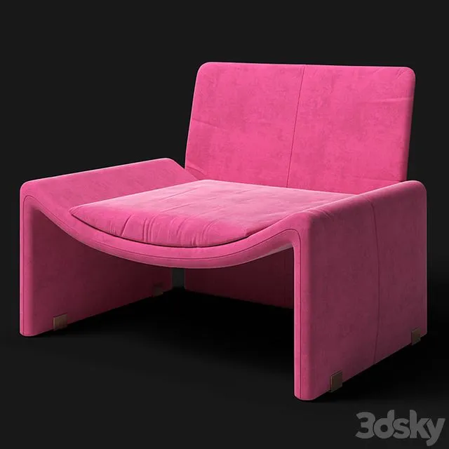 Aston Martin V263 Armchair 3D Model