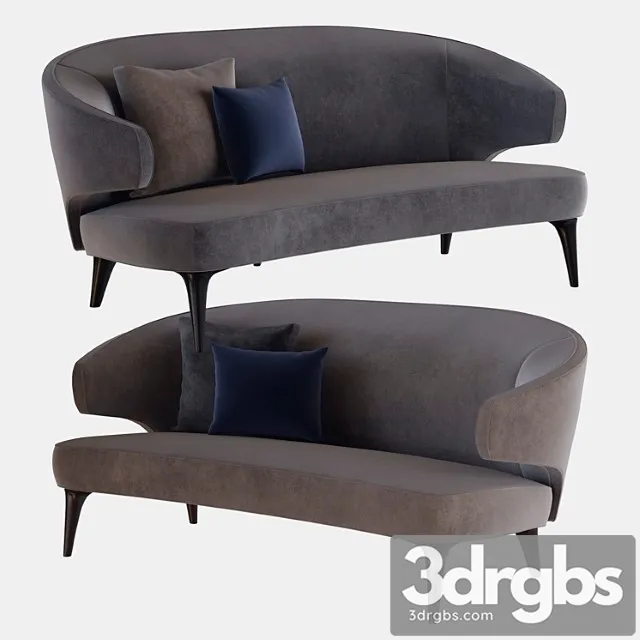 Aston sofa minotti 2 3D Model Download Aston sofa minotti 2 3D Model Download