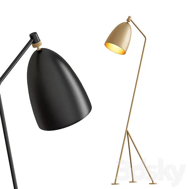 Aston table lampGrasshopper Lamp by Gubi 3D Model
