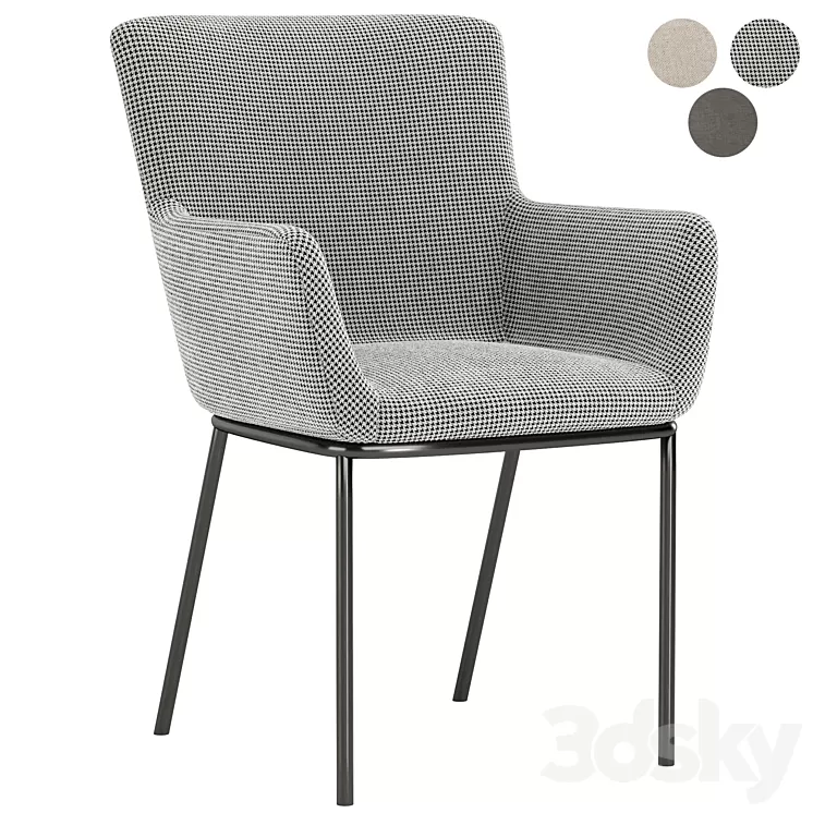 Astor dinning chair 3D Model Astor dinning chair 3D Model