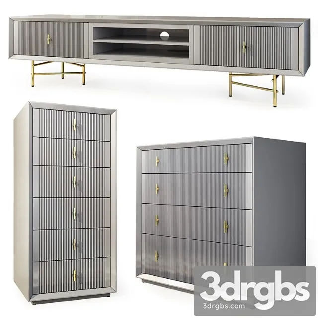 Astoria chest of drawers and tv stand. tv stand dresser by enza home 2 3D Model Download Astoria chest of drawers and tv stand. tv stand dresser by enza home 2 3D Model Download