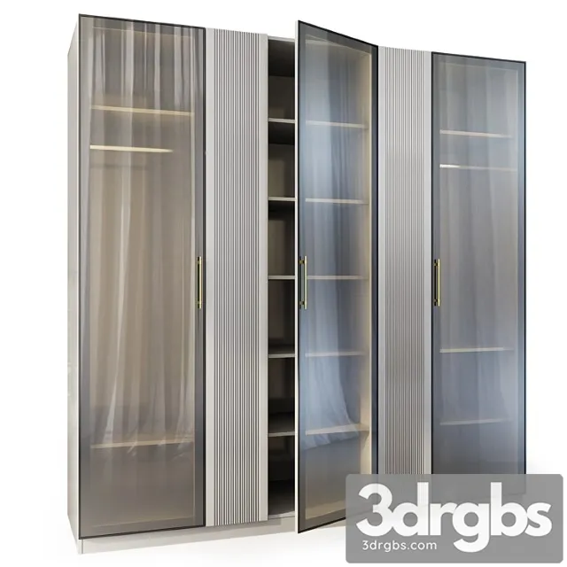 Astoria oar wardrobe. wardrobe by enza home 3D Model Download