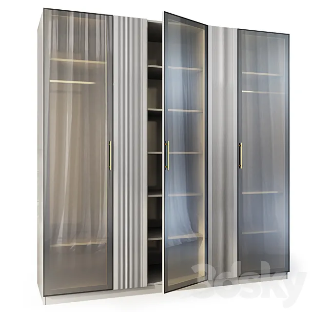 Astoria oar wardrobe. Wardrobe by Enza Home 3DModel