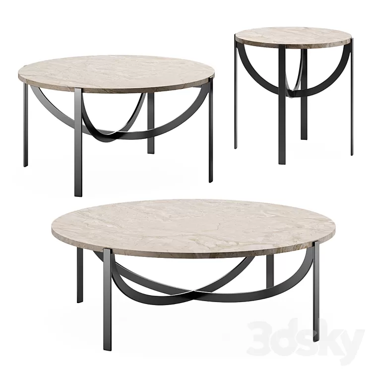 ASTRA | Coffee Table by La manufacture 3D Model ASTRA | Coffee Table by La manufacture 3D Model
