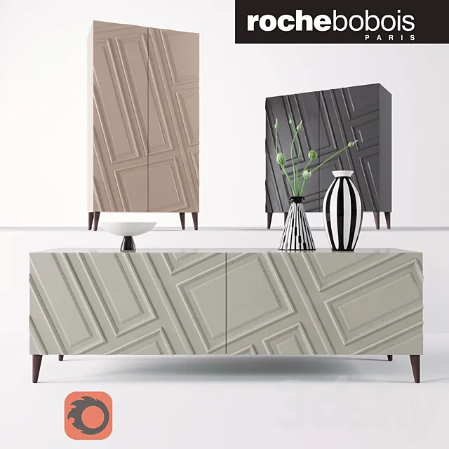 ASTRAGALE SIDEBOARD 3D Model ASTRAGALE SIDEBOARD 3D Model