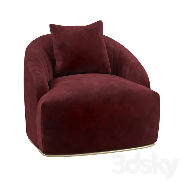 Astrid armchair 3D Model