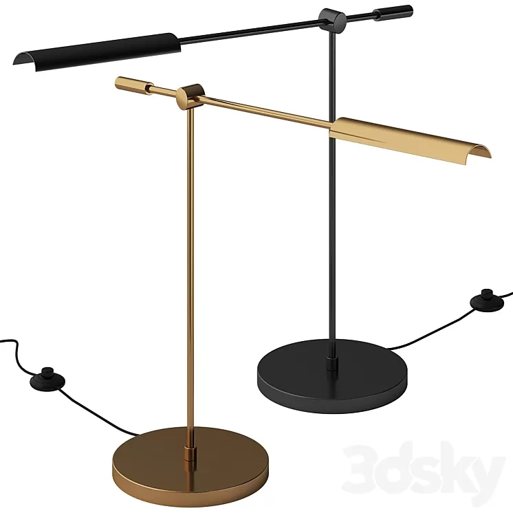 Astrid Led by Alora Lighting Table Lamp 3D Model Astrid Led by Alora Lighting Table Lamp 3D Model