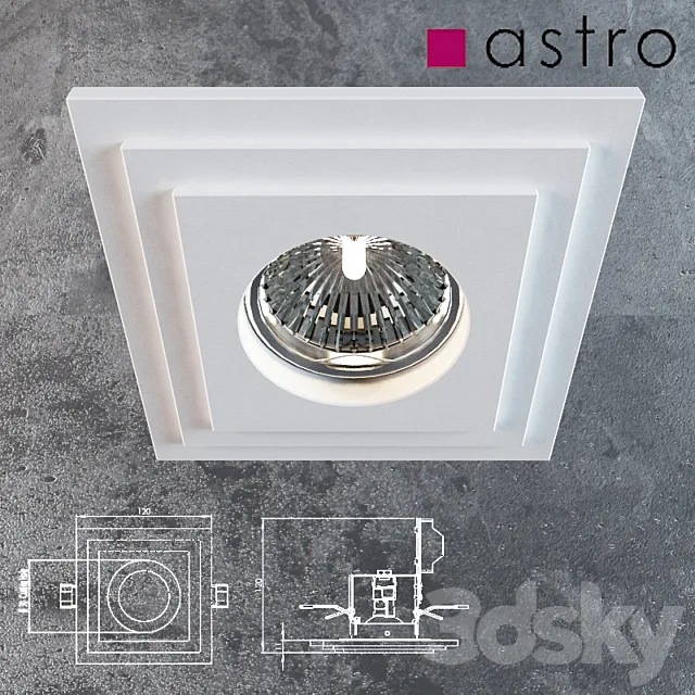 Astro 5584 Brembo Square 3DModel