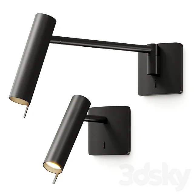 Astro Lighting Leda Single & Swing Wall Lamps 3D Model Astro Lighting Leda Single & Swing Wall Lamps 3D Model