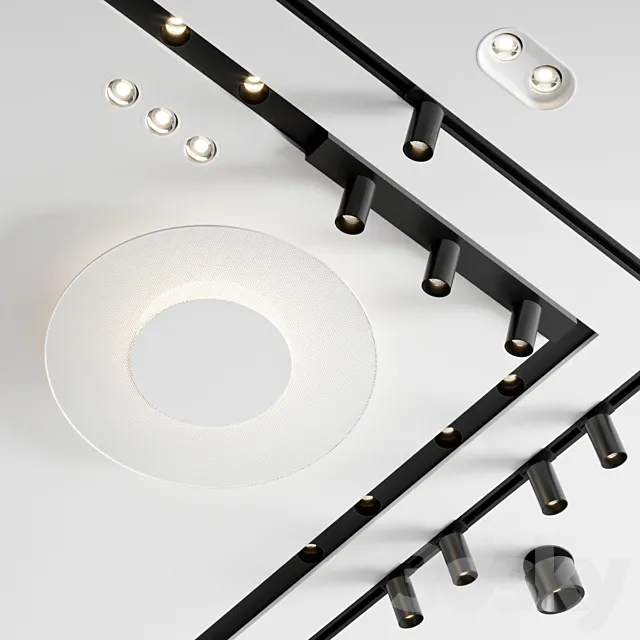 Astro Lighting Set 3DModel