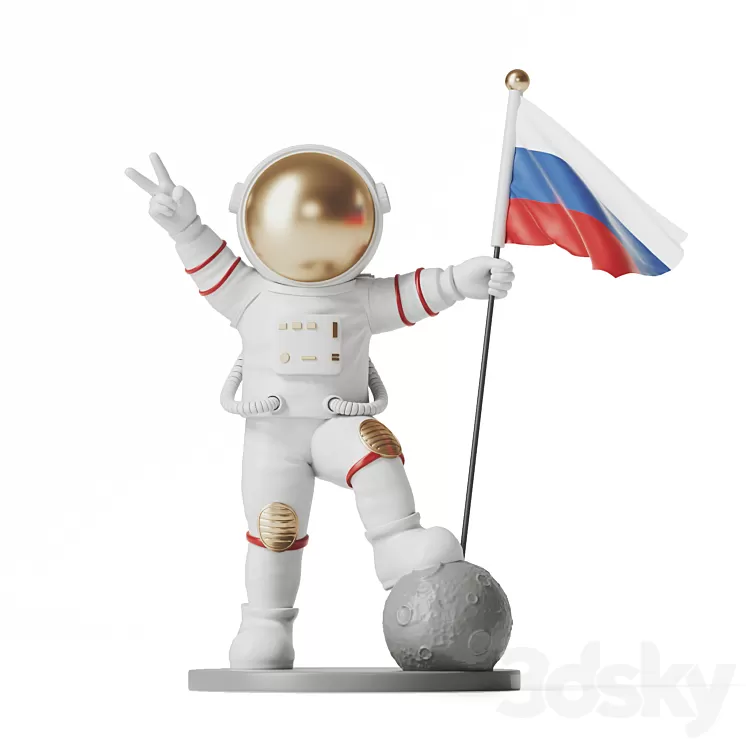 Astronaut 3D Model Free Download