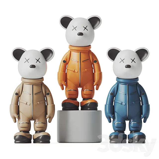 astronaut bear 3DModel astronaut bear 3DModel