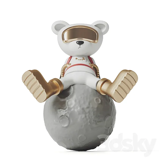 astronaut bear 3DModel astronaut bear 3DModel
