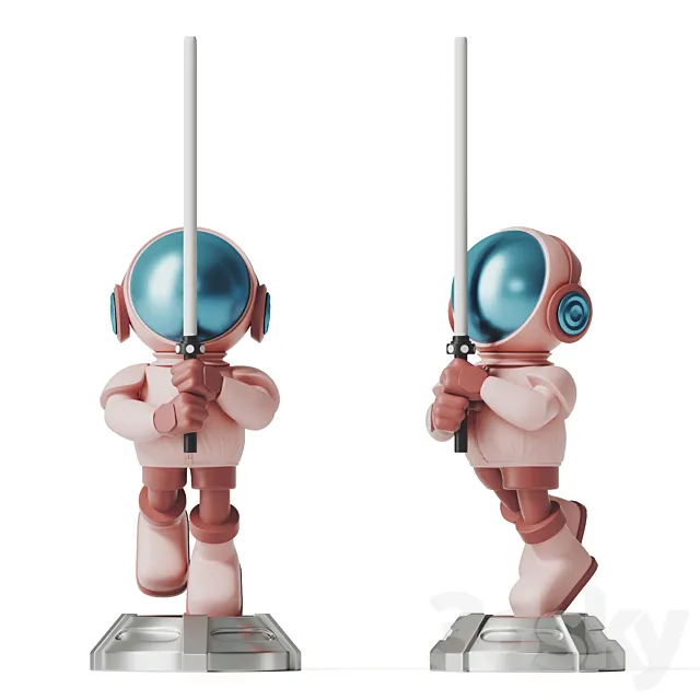 Astronaut Sculpture 3DModel