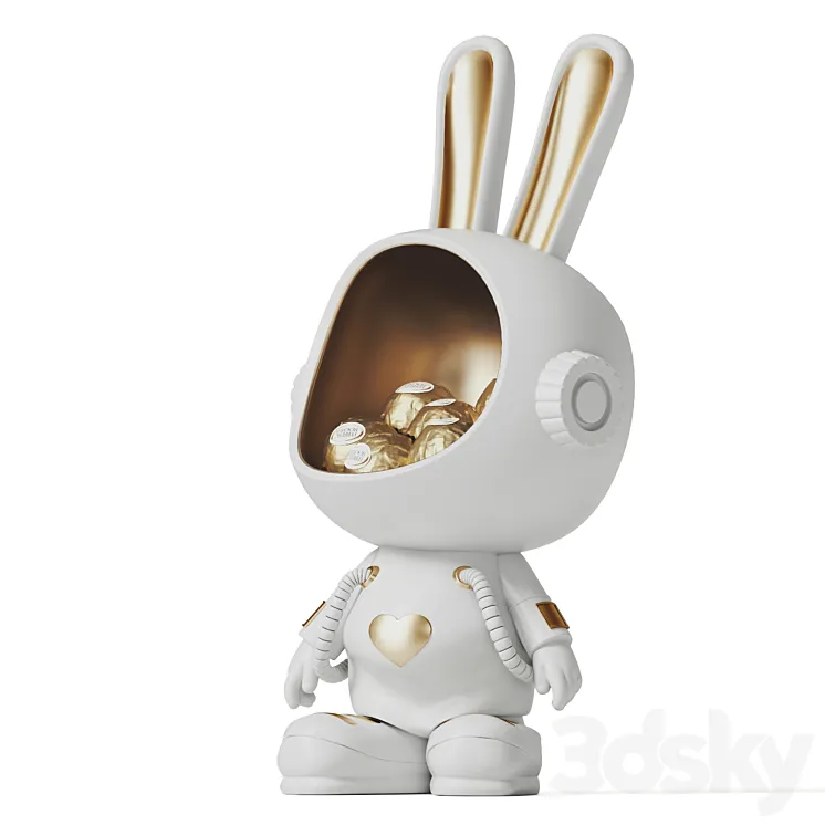 Astronaut storage box 3D Model Free Download