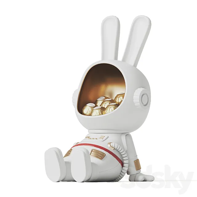 Astronaut storage box 3D Model Astronaut storage box 3D Model