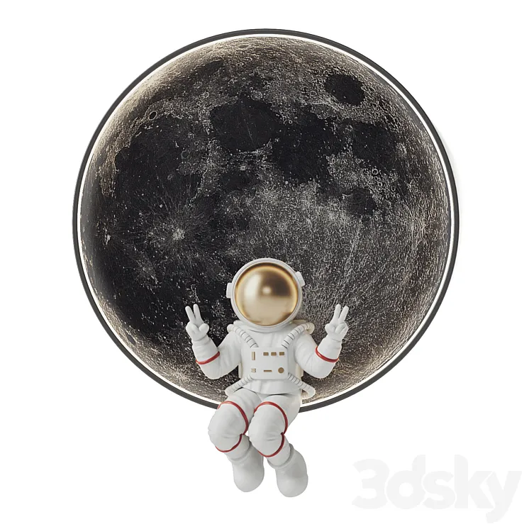 Astronaut Wall Light 3D Model Free Download Astronaut Wall Light 3D Model Free Download