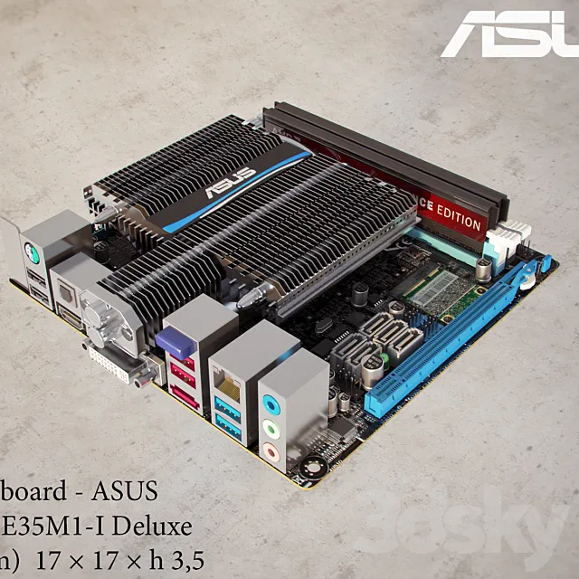 ASUS – E35M1-I Deluxe 3D Model